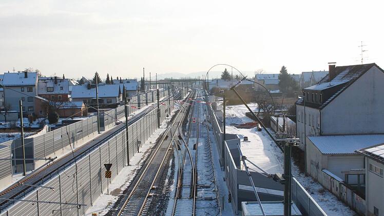 Blick auf den Bahnhof Breitengüßbach nach dem viergleisigen Ausbau Foto: Hans Kurz/Archiv