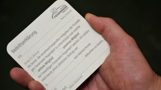 Die Beitrittserklärung passt auf ein Bierfilz. Foto: privat