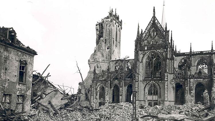 Beschwerlicher Wiederaufbau: Die Innenstadt von Wesel wurde im Krieg zu 97 Prozent zerst&ouml;rt.
