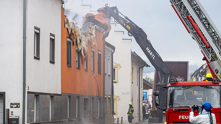 Großbrand bei Passau - Millionenschaden erwartet