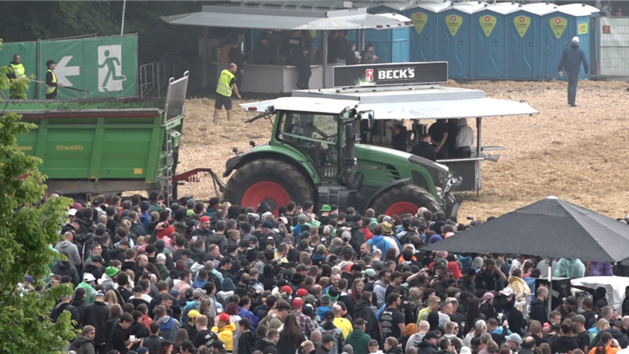 Traktor bei Rock im Park