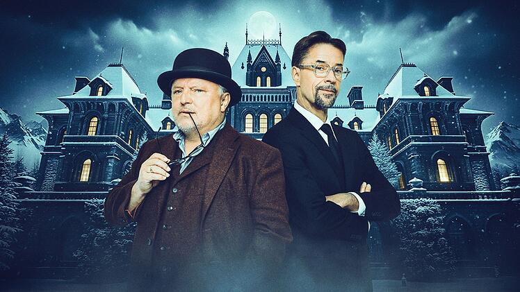 Aus dem gemeinsamen "Tatort" zum "Live-Krimi-Dinner": Axel Prahl (links) und Jan Josef Liefers begleiten das TV-Experiment im Ersten.