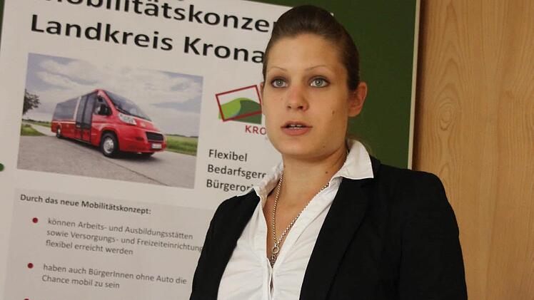 Michaela Morhard kümmert sich um das Mobilitätskonzept für den Landkreis Kronach.  Foto: Friedwald Schedel
