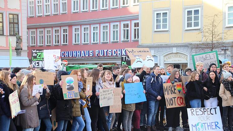 Schüler-Demo in Coburg für mehr Umwelt- und KlimaschutzJutta Rudel