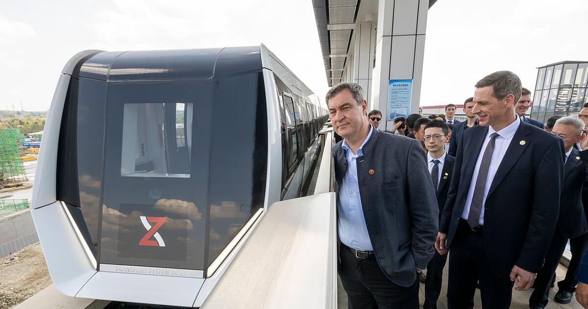Maglev train in Nuremberg: Söder's dream project on the verge of ...