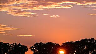 Sonnenuntergang in Brandenburg