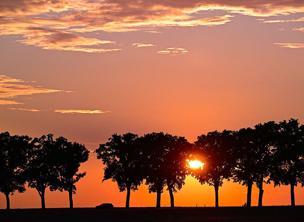 Sonnenuntergang in Brandenburg