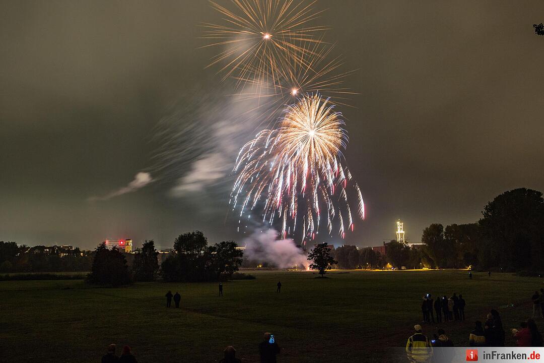 Abschlussfeuerwerk Michaelis Kirchweih 2015