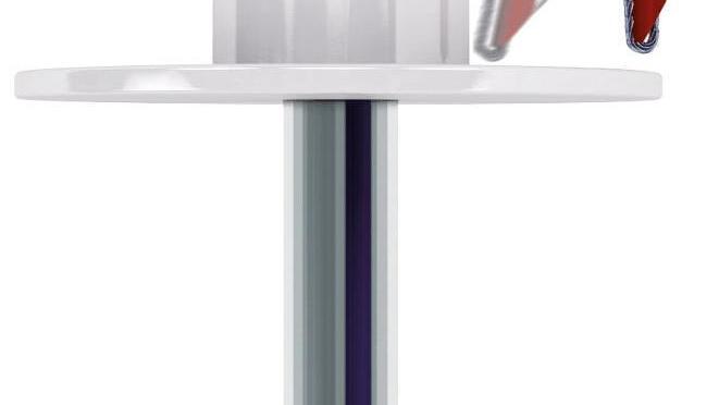 Der Flamingo (Bildausschnitt) ist ein bei Medwork entwickeltes Instrument zum Entfernen eingewachsener Halteplatten von Magensonden. Foto: Medwork