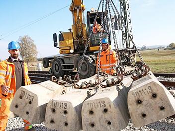 Die Schienenarbeiten rund um den Forchheimer Bahnhof sind mittlerweile Geschichte. Foto: Josef Hofbauer