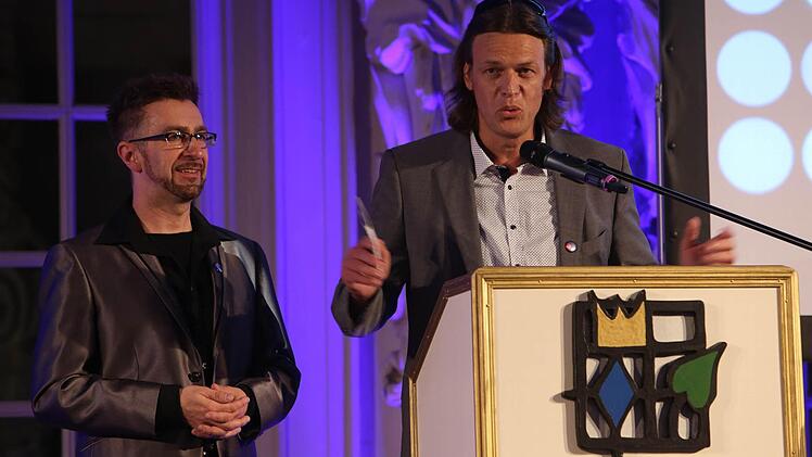 Medienclub-Vorsitzender Wolfram Hegen (rechts) und sein Stellvertreter Michael Koziol