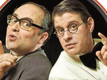 Gerald Lei&szlig; und Patrick Schmitz als "Heinz und Heinz".  Foto: pr