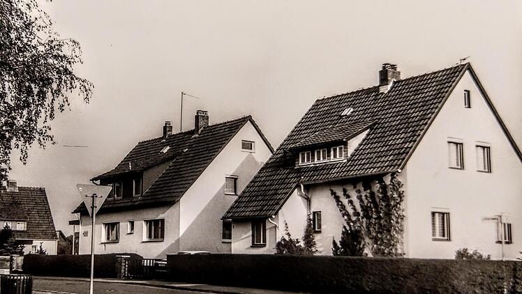 So sah es vor fast 40 Jahren im Löhleinweg aus - im Oktober 1982