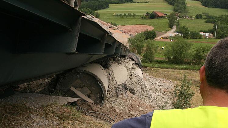 Nach der Sprengung