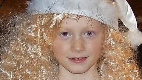 Das Hassenbacher Christikind: Theresa Schmitt.  Foto: Günther Straub