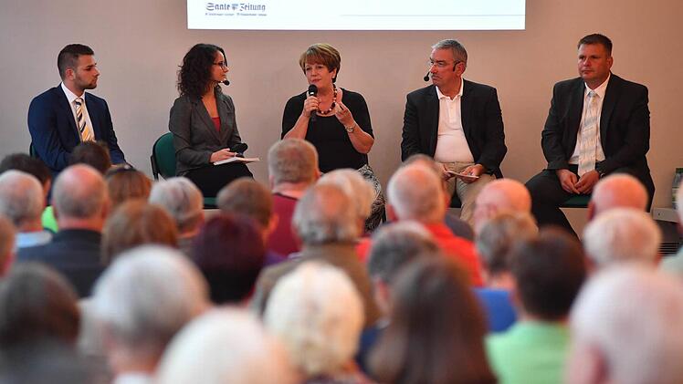 Wahlforum der Saale-Zeitung am 1. September 2016 in der Georgi-Halle, Bad Brückenau. Foto: Ronald Rinklef