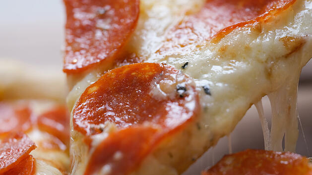 Pizza, Pizza aufwärmen