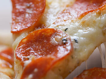 Pizza, Pizza aufwärmen