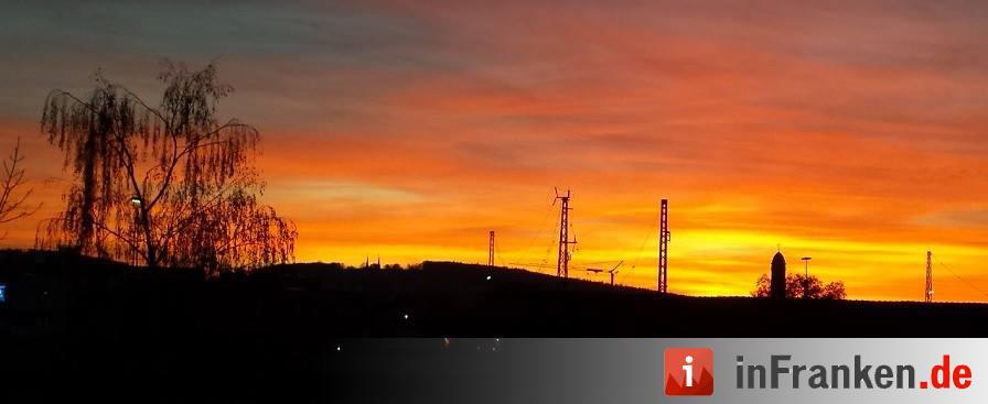 Abendrot vom 8.11.2015 - Die Bilder unserer Leser