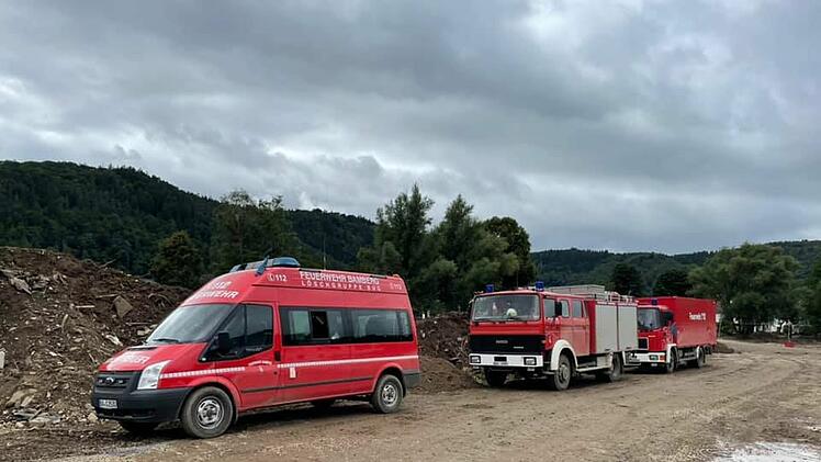 Feuerwehr Bamberg kehrt aus Hochwassergebiet Ahrweiler zurück