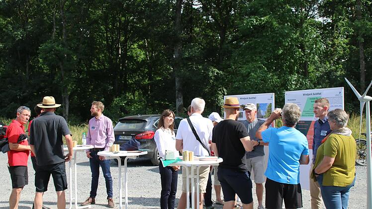 Eindrücke von der Einweihung des Sulzthaler Windparks. Foto: Hilmar Ruppert