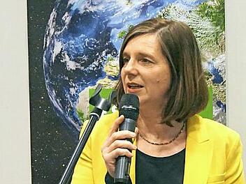 Katrin Göring-Eckardt kämpft um jede Stimme.  Foto: Richard Sänger