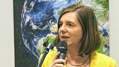 Katrin Göring-Eckardt kämpft um jede Stimme.  Foto: Richard Sänger