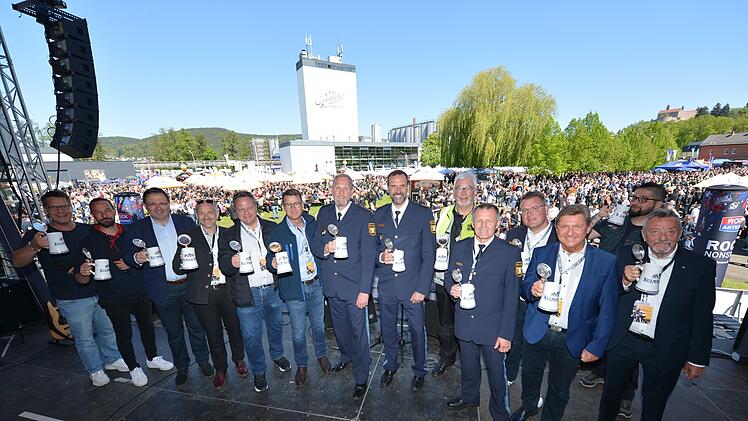Rund 35.000 Biker feierten 2025 Saisonstart in Kulmbach (Archivbild)