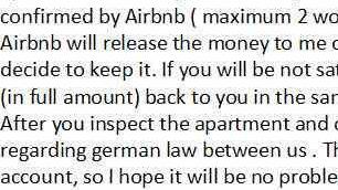 Eine der vielen Mails des Betrügers.