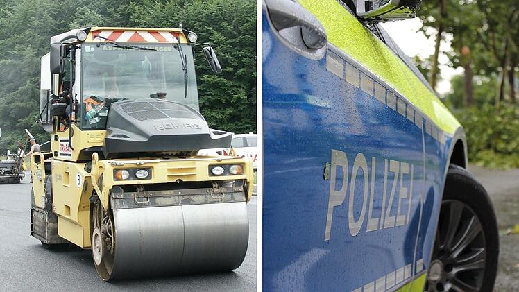 Weidenbach: Betriebsunfall mit Baumaschine - Arbeiter verletzt