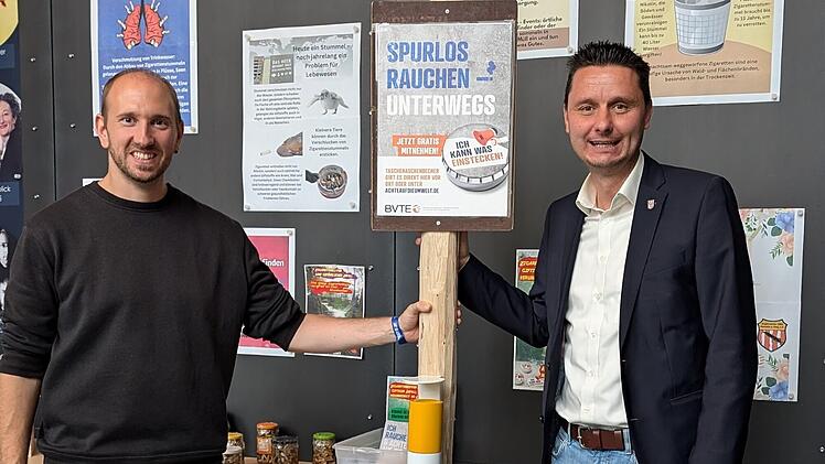 Baunach und Reckendorf starten Aktion gegen Zigarettenkippen