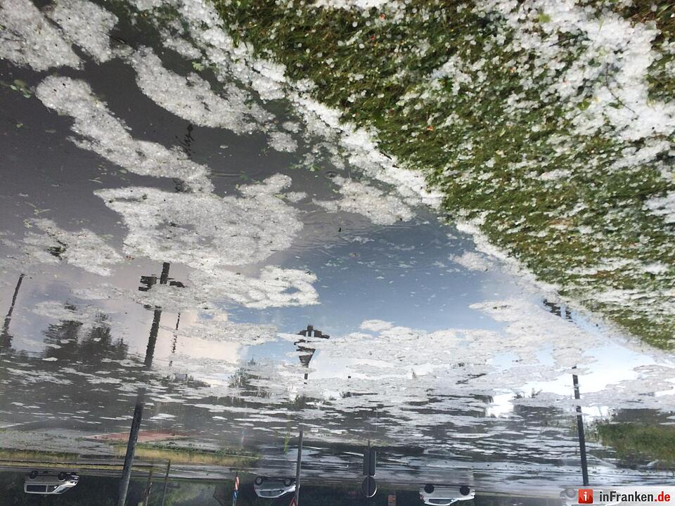 Kleines aber starkes Unwetter zog über Nürnberg