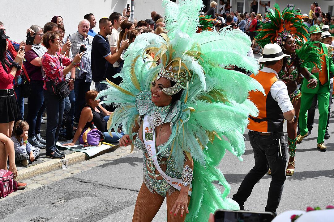 Umzug beim Samba-Festival in Coburg