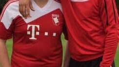 Manuel Beck (l.) kam auf Einladung des Burker Trainers Mario Herrmannsdörfer (r.)   Fotos: privat