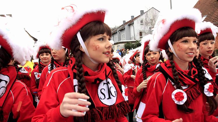 Impressionen vom Faschingsumzug der Weisendorfer Blummazupfer. Foto: Richard Sänger