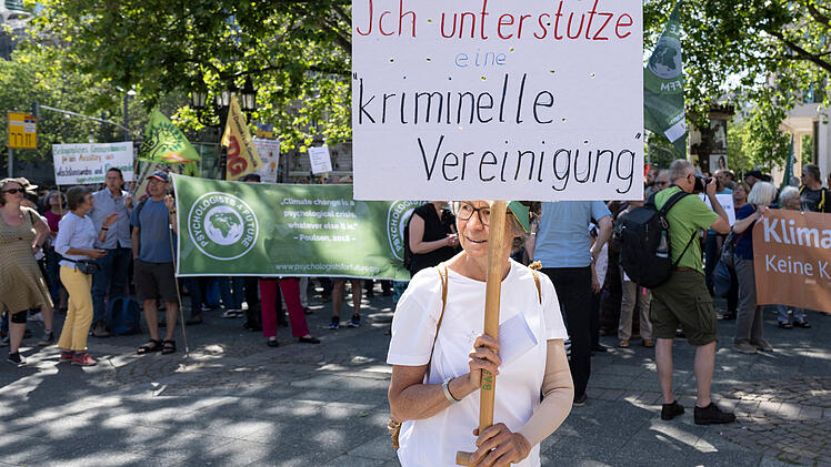 Demonstration für "Letzte Generation"
