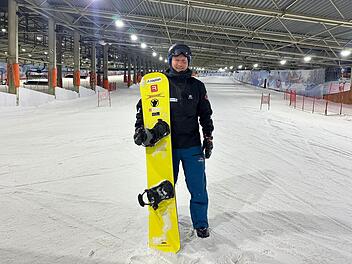 Christian Schmiedt trainiert hart, um seinen Traum vom Edelmetall Wirklichkeit werden zu lassen.