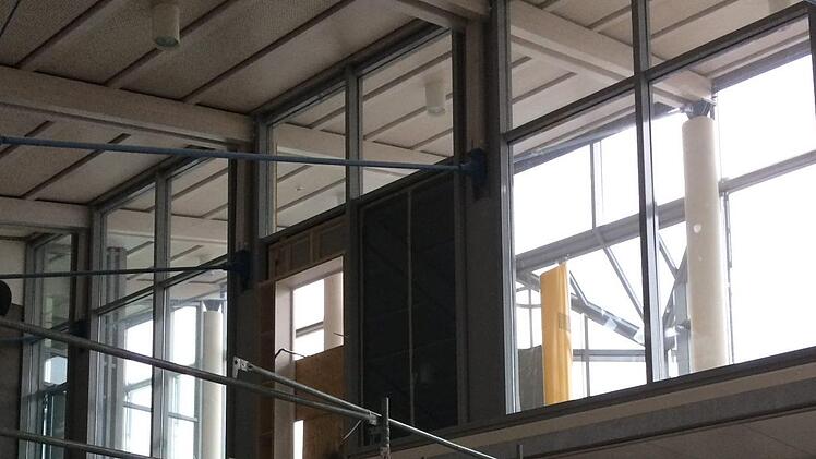 Blick in die Baustelle der Therme NaturOliver Schmidt