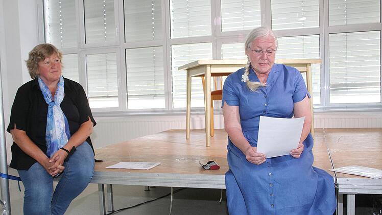 Lieselotte Bieley (rechts) und Karin Minet