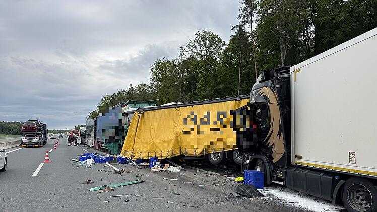 Schwere Karambolage auf der A3