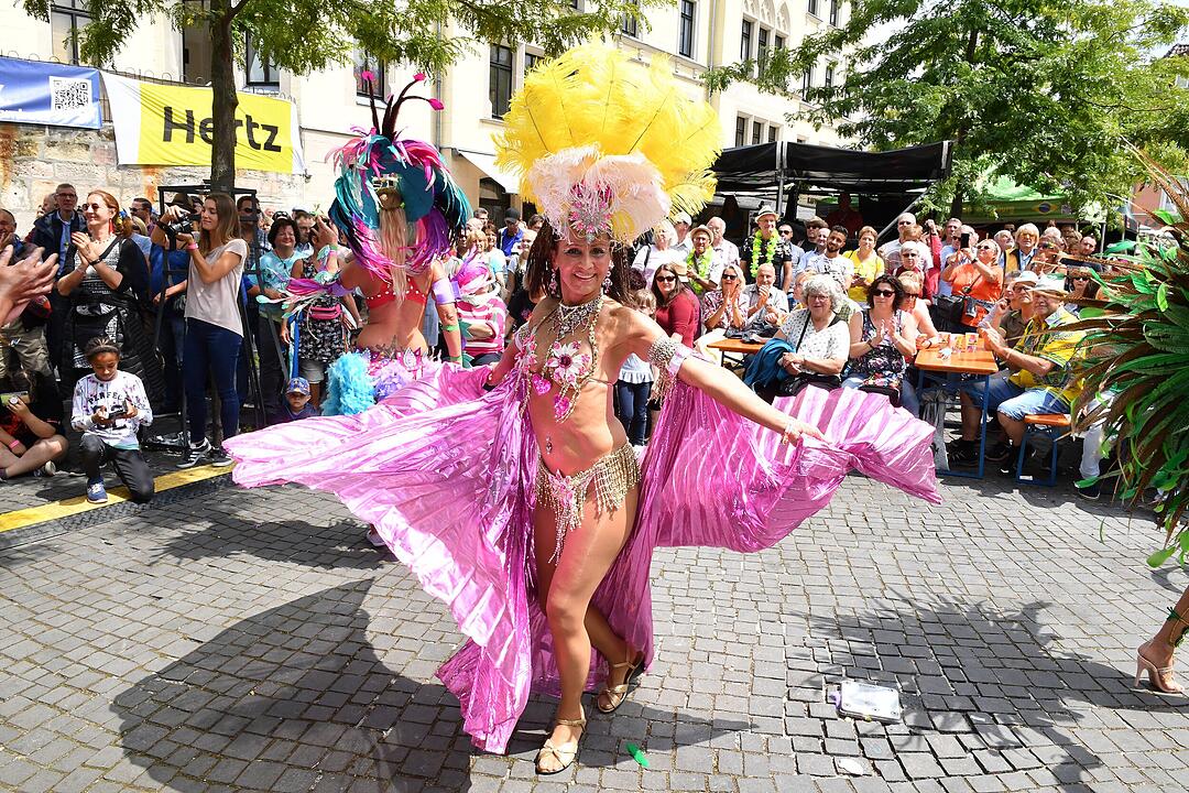 Umzug beim Samba-Festival in Coburg