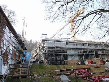 Großbaustelle Weihermühle.  Fotos: Jürgen Gärtner