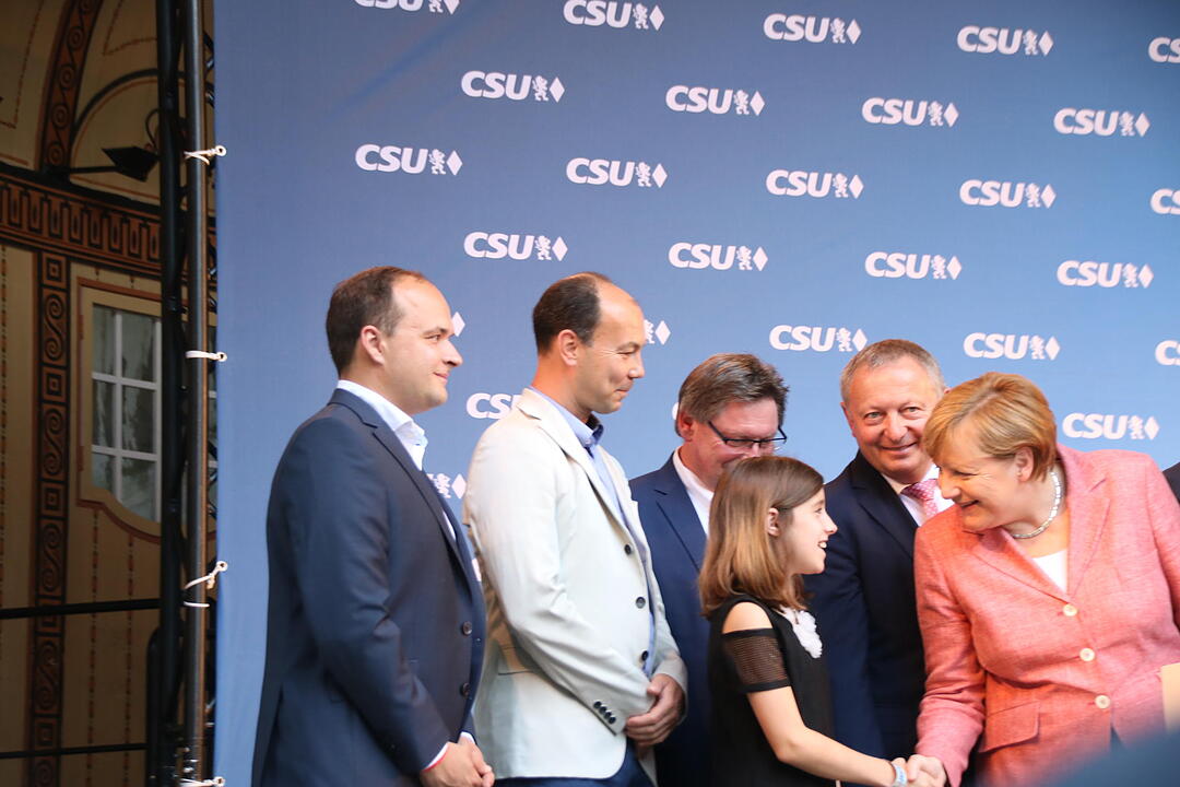 Angela Merkel zu Besuch in Bad Kissingen