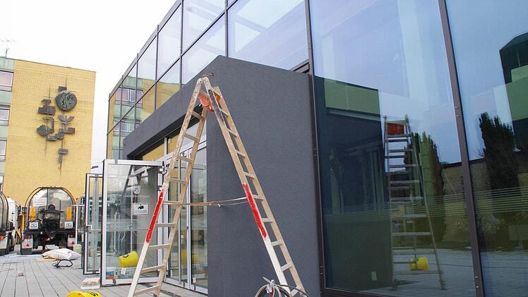 Die Bauarbeiten am Kreiskulturraum gehen voran.