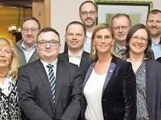 Dieser teils neu gewählte Vorstand wird die Geschicke des CSU Ortsverbandes Rödental künftig leiten.  Fotos: Edwin Meißinger