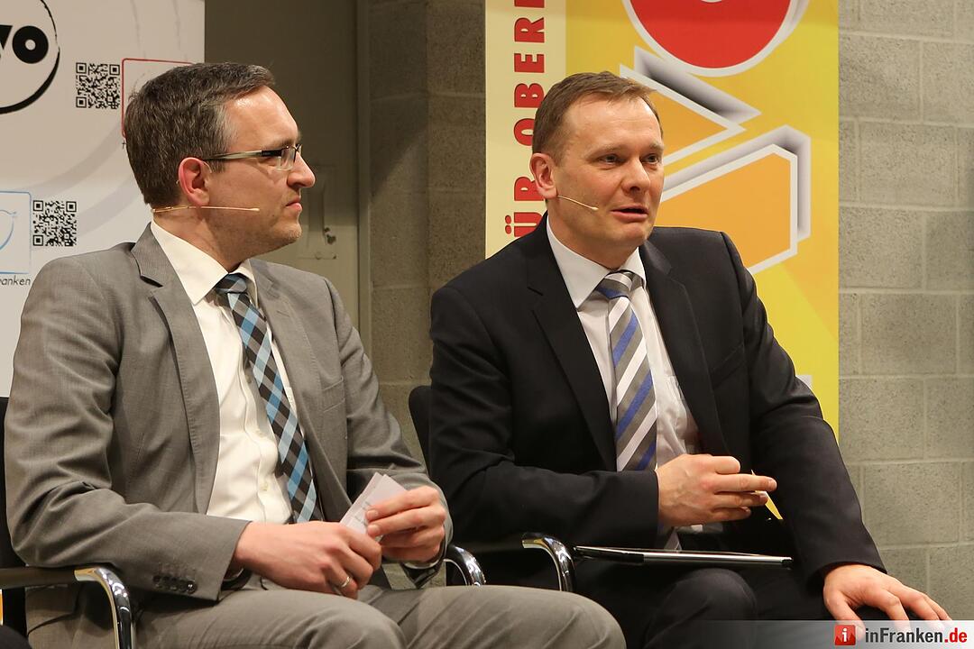 Podiumsdiskussion in Forchheim mit den OB- Kandidaten; Foto: Barbara Herbst