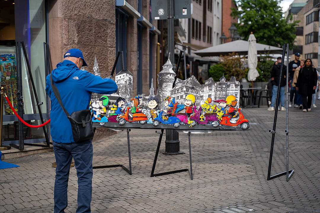 Nürnberg erstrahlte in BLAU.