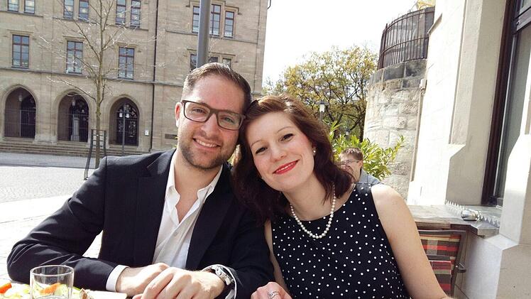 Robert Autsch privat mit seiner  Lebensgefährtin privat