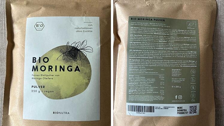 Nahrungsergänzungsmittel Bionutra Moringa Pulver zurückgerufen