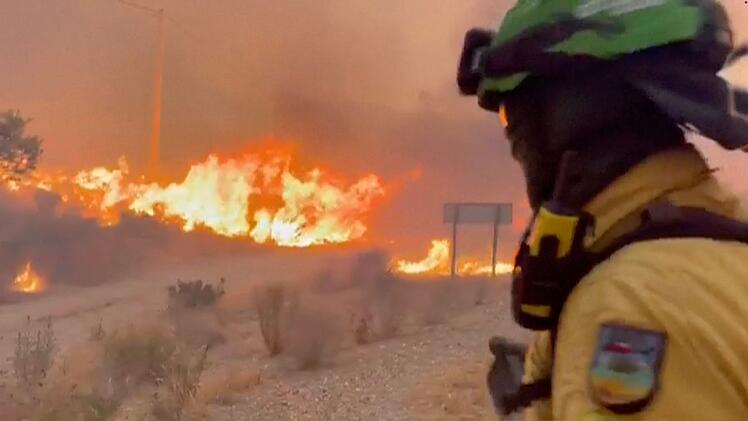 Waldbrand in Andalusien